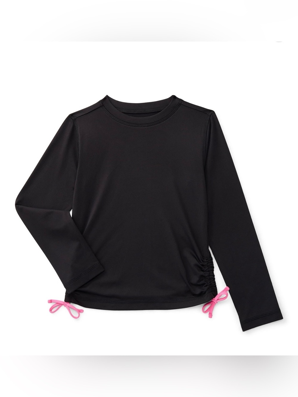 NWT Wonder Nation Girls Long Sleeve Rash Guard, UPF 50+  XXL(18) or Small Adult